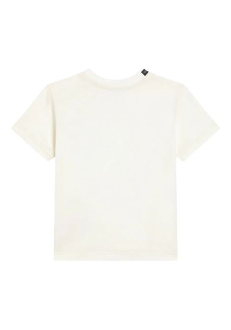 White T-Shirt With Embroidered Patch DOLCE & GABBANA KIDS | L1JT7W-G7PETW0001